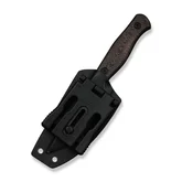 Нож фиксированный туристический Weknife Notchline, (8.7 см) CPM S35VN / Carbon Fiber медный с чехлом — Photo 21