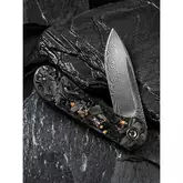 Ніж складаний кишеньковий Civivi Elementum, (7.5 см) Damascus / Carbon Fiber чорний — Photo 27