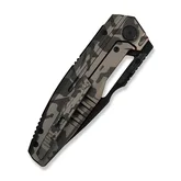 Нож складной туристический Weknife Reveille (9.7 см) Bohler M390 / Titanium песочно-бежевый — Photo 17