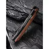 Ніж складаний кишеньковий Civivi Odium, (6.7 см) Damascus / Guibourtia Wood — Photo 30