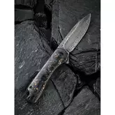 Ніж складаний кишеньковий Civivi Elementum, (7.5 см) Damascus / Carbon Fiber чорний — Photo 25