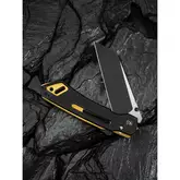 Ніж складаний тактичний Civivi Buster FG, (10.7 см) Nitro-V / G10 чорно-золотий — Photo 29