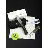 Ніж складаний кишеньковий Civivi Elementum, (7.5 см) Damascus / Carbon Fiber чорний — Photo 33