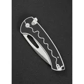 Нож складной туристический Sencut Squiggy, (9.9 см) 9Cr18MoV / G10 черно-белый — Photo 24