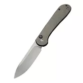 Ніж складаний туристичний Civivi Elementum Pocket, (8.9 см) 14C28N / Micarta сірий — Photo 9