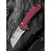 Ніж трапеція складаний кишеньковий Civivi Elementum Utility, (5.8 см) 6Cr13 / Aluminum червоний — Photo 30