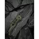 Ніж складаний туристичний Civivi Biophase, (8.9 см) Nitro-V / Aluminum &amp; G10 чорно-зелений — Photo 28