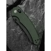 Ніж складаний туристичний Civivi Sixgill, (8.7 см) Nitro-V / Micarta темно-зелений — Photo 30