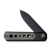 Ніж складаний туристичний Civivi Banneret, (8.8 см) Nitro-V / Stainless &amp; Micarta чорний — Photo 20