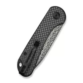Ніж складаний кишеньковий Civivi Elementum Slip Joint, (7.5 см) Damascus / Carbon Fiber сірий — Photo 22