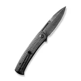 Ніж складаний туристичний Civivi Caetus Flipper, (8.8 см) Damascus / Carbon Fiber — Photo 10