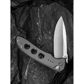 Ніж складаний туристичний Civivi Hyperpulse, (8.9 см) 14C28N / Aluminum сірий — Photo 29