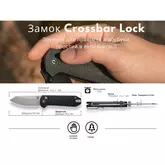 Ніж складаний кишеньковий Civivi Yonder, (7.3 см) 14C28N / Micarta темно-сірий — Photo 25