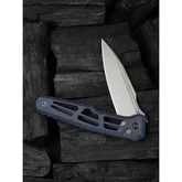 Нож складной туристический Weknife Dressytak (8.6 см) Bohler M390 / Titanium синий — Photo 22