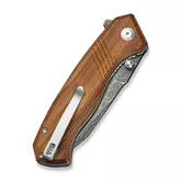 Ніж складаний туристичний Civivi Placoid, (9.3 см) Damascus / Guibourtia Wood — Photo 22