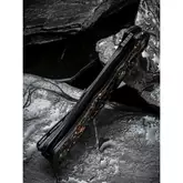 Ніж складаний туристичний Civivi Praxis, (9.5 см) 9Cr18MoV / Carbon Fiber &amp; Resin — Photo 28