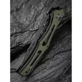 Ніж складаний туристичний Civivi Biophase, (8.9 см) Nitro-V / Aluminum &amp; G10 чорно-зелений — Photo 32