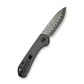 Ніж складаний кишеньковий Civivi Elementum Slip Joint, (7.5 см) Damascus / Carbon Fiber сірий — Photo 19