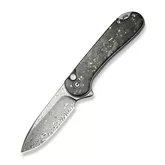 Ніж складаний кишеньковий Civivi Elementum II, (7.5 см) Damascus / Carbon Fiber &amp; Resin — Photo 10