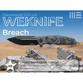 Ніж складаний туристичний Weknife Breach (9.8 см) Bohler M390 / Titanium піксель — Photo 22