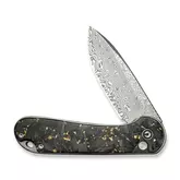 Ніж складаний кишеньковий Civivi Elementum II, (7.5 см) Damascus / Carbon Fiber &amp; Resin — Photo 13
