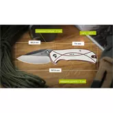 Ніж складаний Sencut Hyrax S23097-3 — Photo 35