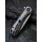 Ніж складаний кишеньковий Civivi Elementum, (7.5 см) Damascus / Carbon Fiber сірий — Photo 29