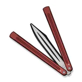 Нож-бабочка (балисонг) тренировочный Civivi Dracolisk, (11.6 см) 9Cr18MoV / Алюминий бордовый — Photo 8