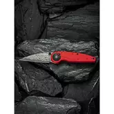 Ніж складаний туристичний Civivi Starflare, (8.4 см) Damascus / Aluminum червоний — Photo 35