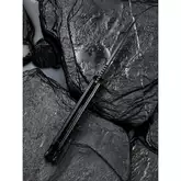 Ніж складаний кишеньковий Civivi Elementum, (7.5 см) Damascus / Carbon Fiber сірий — Photo 26