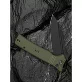 Ніж складаний туристичний Civivi Neurohaptic, (9.5 см) Nitro-V / G10 темно-зелений — Photo 27