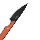 Ніж фіксований кишеньковий Civivi High Grass Field Knife (7,4 см) 14C28N / G10 помаранчевий з чохлом — Photo 17