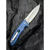 Ніж складаний туристичний Civivi Hyperpulse, (8.9 см) 14C28N / Aluminum синій — Photo 28