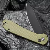 Ніж складаний туристичний Civivi Elementum Pocket, (8.9 см) 14C28N / Micarta оливковий — Photo 12