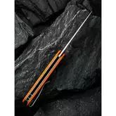 Ніж складаний кишеньковий Civivi KwaiQ , (7.6 см) Nitro-V / G10 чорно-помаранчевий — Photo 34