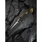 Ніж складаний тактичний Civivi Buster FG, (10.7 см) Nitro-V / G10 чорно-золотий — Photo 27