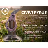 Ніж складаний кишеньковий Civivi Pyrus (1.6 см) 14C28N / G10 рожевий — Photo 25