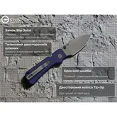Нож складной карманный Civivi Baby Banter Slip Joint (6 см) Nitro-V / G10 синий — Photo 30