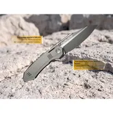 Ніж складаний туристичний Weknife Bogey (9.3 см) Bohler M390 / Titanium сірий — Photo 23
