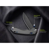Ніж складаний туристичний Civivi Elite Brova, (8.7 см) CPM S35VN / Aluminum сірий — Photo 23