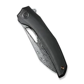 Ніж складаний туристичний Weknife Ignio Mystery Box, (8.39 см) Damasteel (Hakkapella) / 6AL4V Titanium чорний — Photo 15
