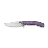 Ніж складаний туристичний Weknife Dracarys, (9.1 см) Böhler M390 / титан 6AL4V фіолетовий/золотий — Photo 12