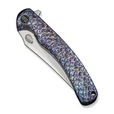 Нож складной туристический Weknife Dracarys, (9.1 см) Böhler M390 / титан 6AL4V пламенный — Photo 15