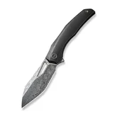Ніж складаний туристичний Weknife Ignio Mystery Box, (8.39 см) Damasteel (Hakkapella) / 6AL4V Titanium чорний — Photo 10