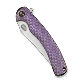 Ніж складаний туристичний Weknife Dracarys, (9.1 см) Böhler M390 / титан 6AL4V фіолетовий/золотий — Photo 15